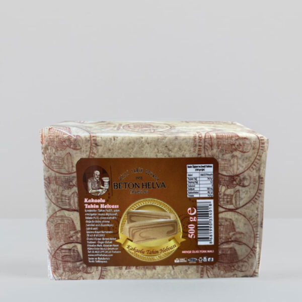 Kakaolu Beton Helva Ambalajlı 500 GR