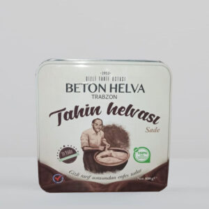 Hediyelik Sade Beton Helva Teneke Kutu 850 Gr